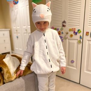 3-Piece Set 6-7Y Handmade Kids’ Cat Costume